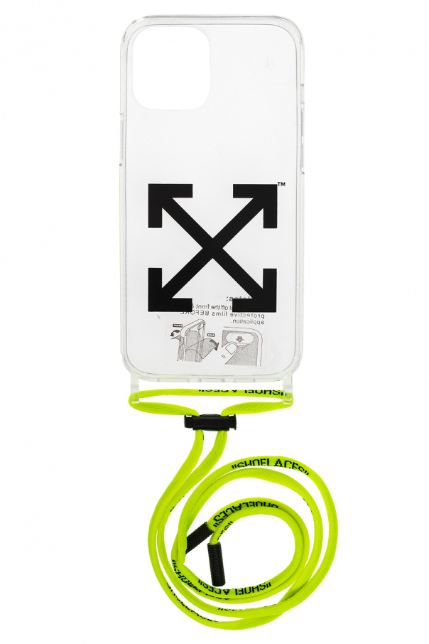 White iPhone 12 Pro Max case with strap OffWhite Vitkac GB